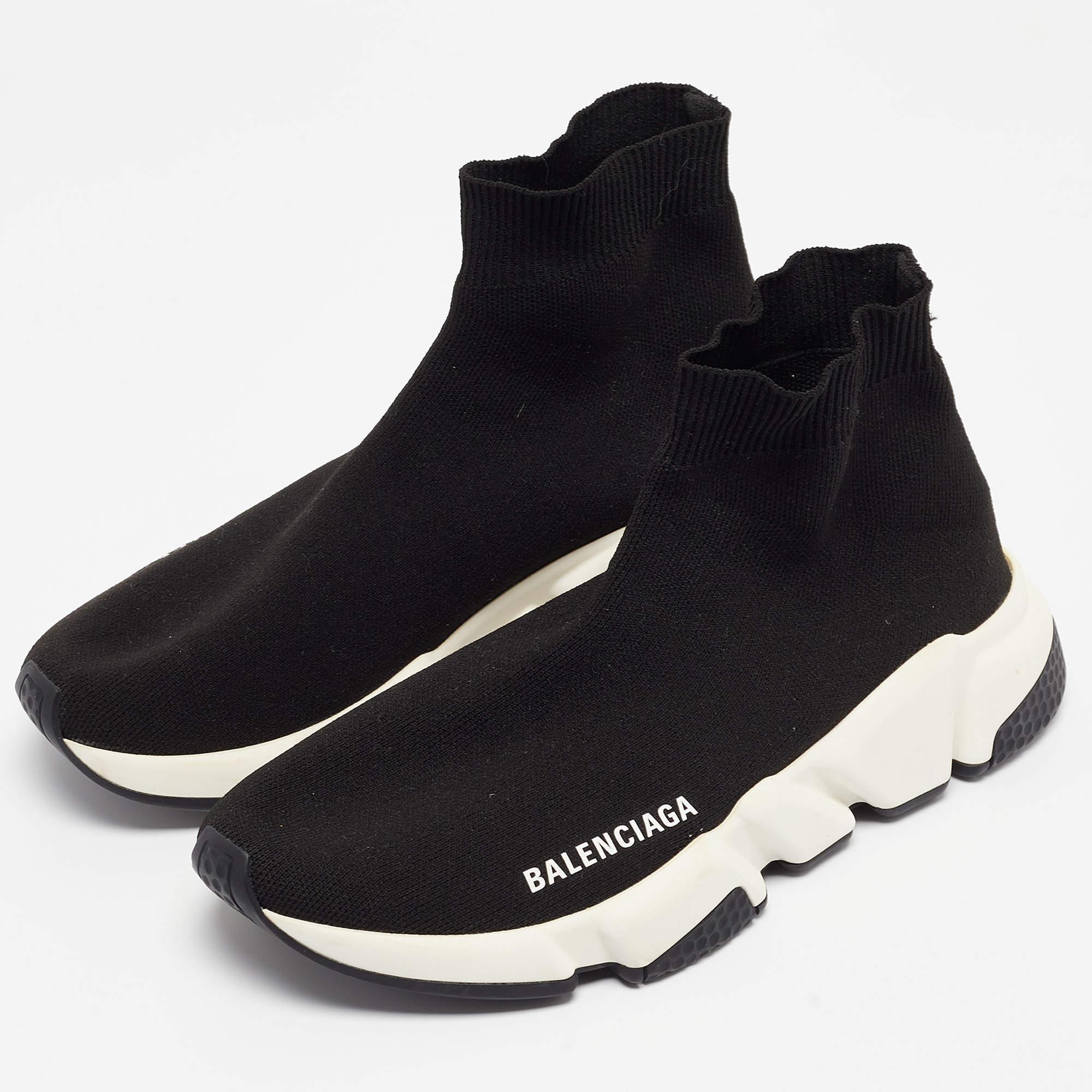 Celebrating the fusion of sports and luxury fashion, these Balenciaga Speed Trainer sneakers are absolutely worth the splurge. They are laceless and so well-crafted with breathable knit fabric in a sock style. The sneakers are also designed with