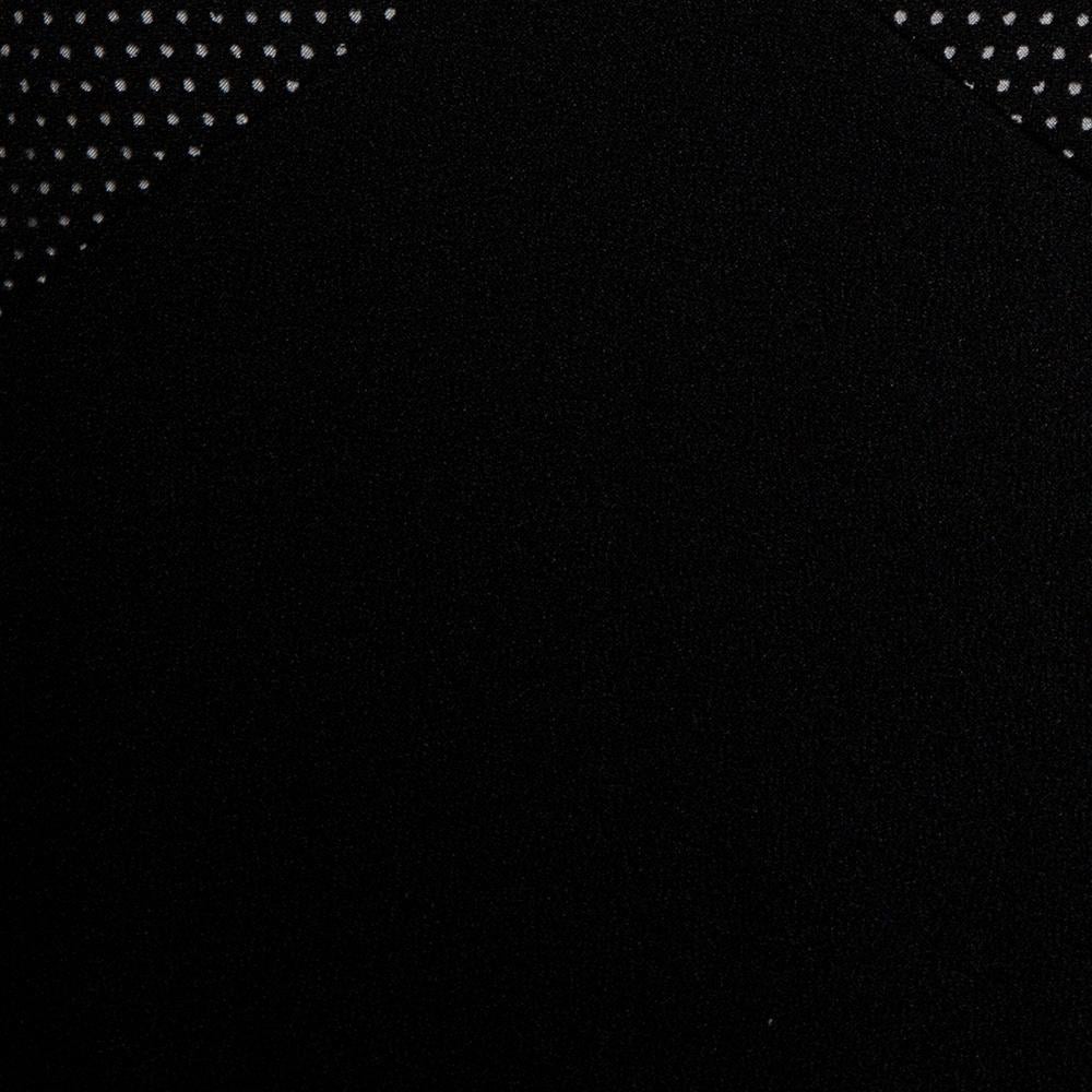 Balenciaga Black Knit Perforated Detail Sleeveless Dress L 1