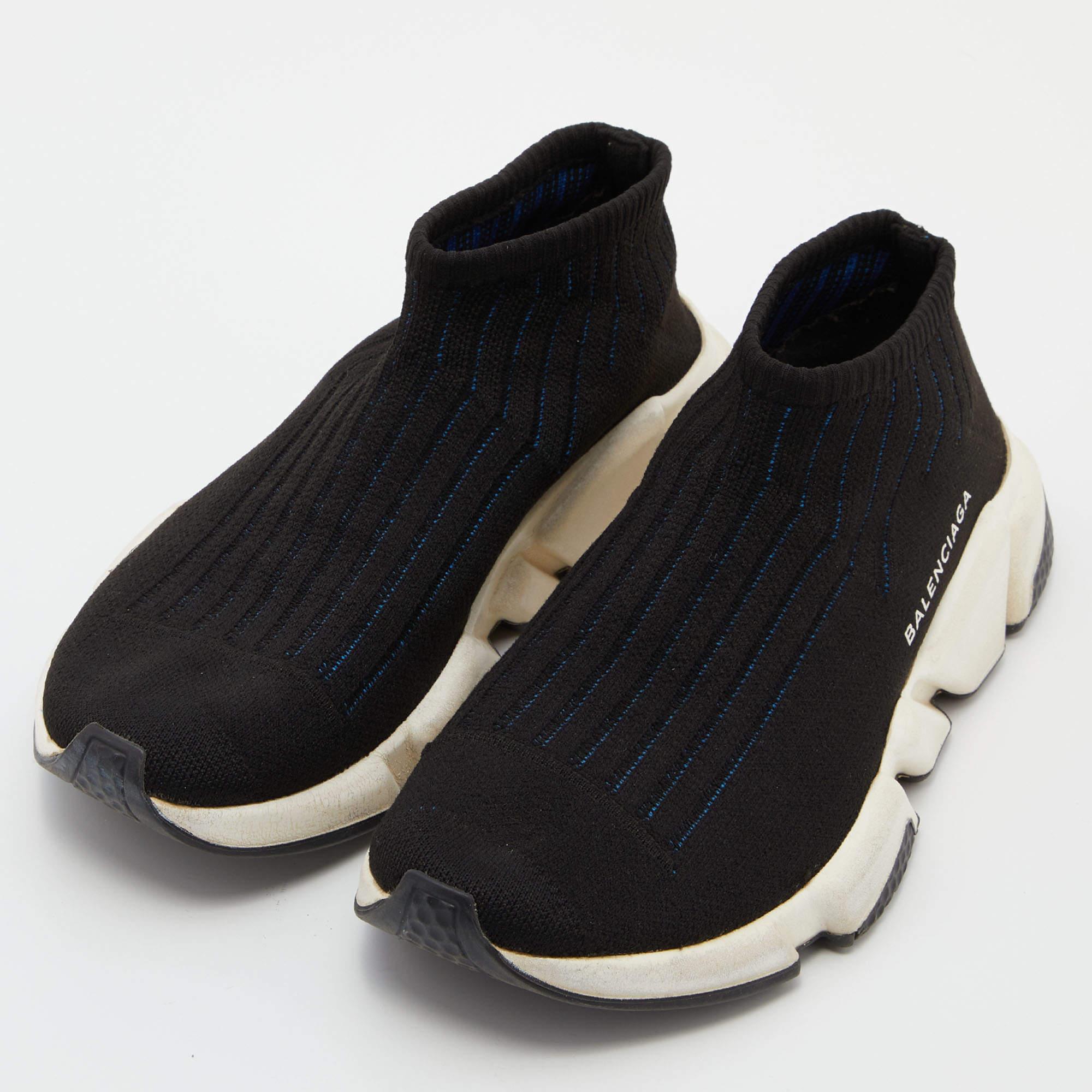 Celebrating the fusion of sports and luxury fashion, these Balenciaga Speed Trainer sneakers are absolutely worth the splurge. They are laceless and so well-crafted with knit fabric in a sock style. The sneakers are also designed with shock