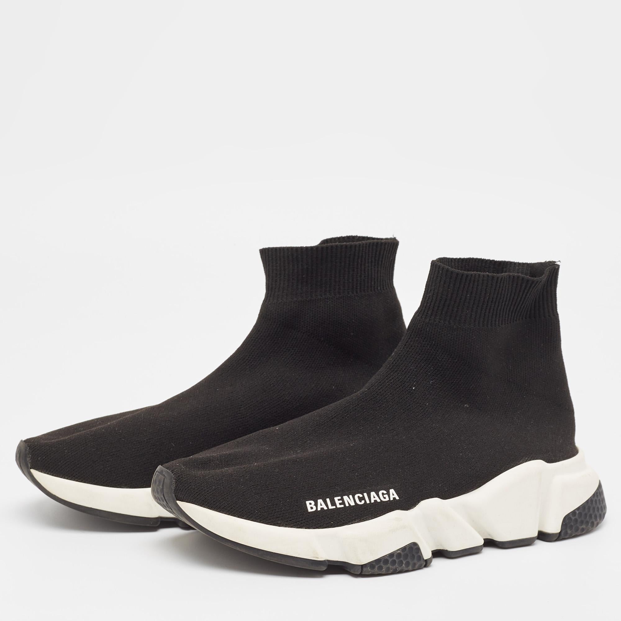  Celebrating the fusion of sports and luxury fashion, these Balenciaga Speed Trainer sneakers are absolutely worth the splurge. They are laceless and so well-crafted with breathable knit fabric in a sock style. The sneakers are also designed with