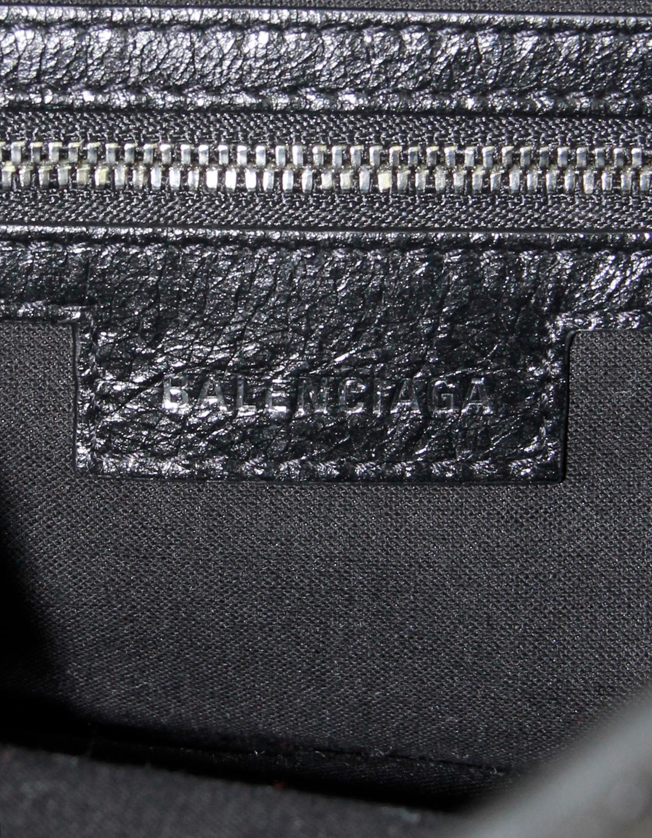 Women's or Men's Balenciaga Black Large Le Cagole Leather Shoulder/Messenger Bag