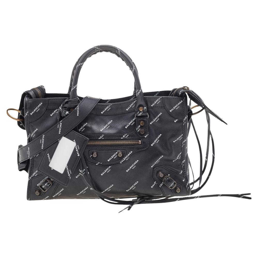 City leather handbag Balenciaga Black in Leather - 35488828