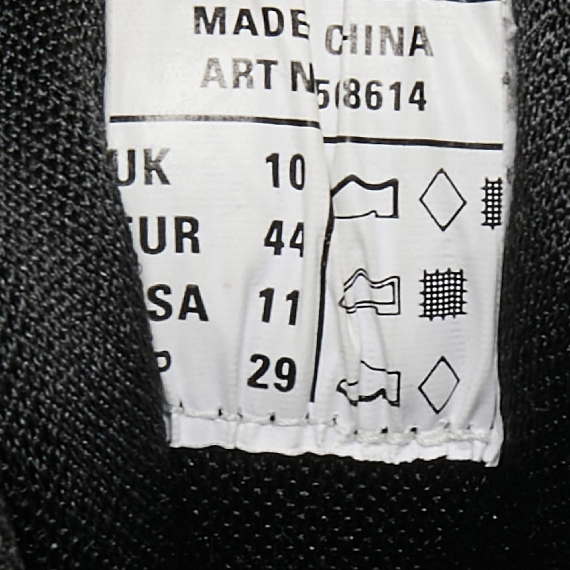 Balenciaga Black Leather and Mesh Track 2 Sneakers Size 44 2