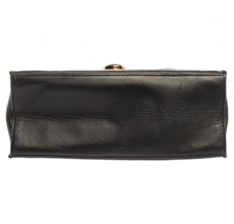 Balenciaga Black Leather and Python Padlock All Afternoon Tote For Sale 1