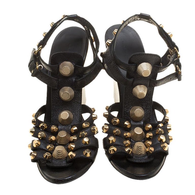 balenciaga arena gladiator flat sandal