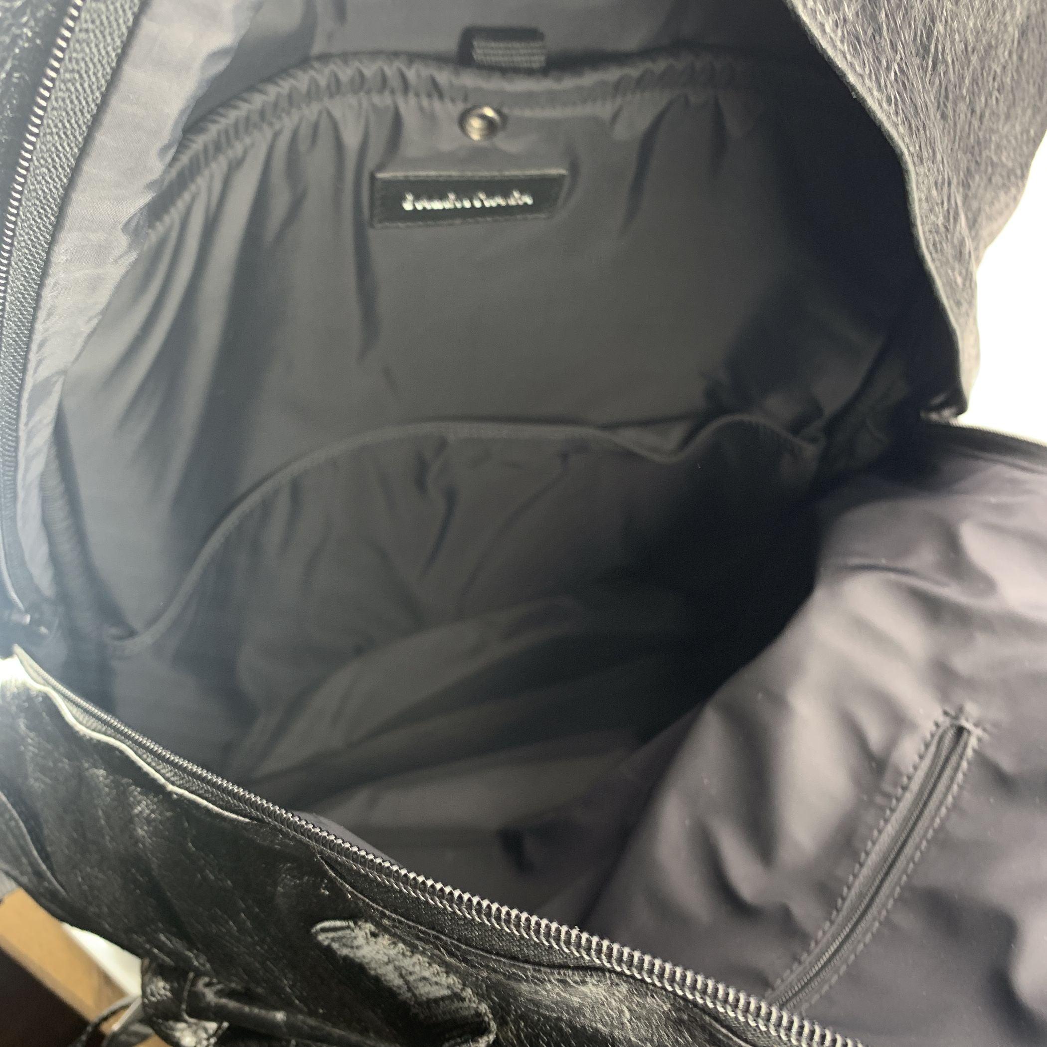 Balenciaga Black Leather Army Military Web Trim Backpack Bag For Sale 1
