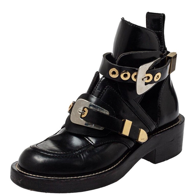 Balenciaga Black Leather Ceinture Ankle Boots Size 36 at 1stDibs | balenciaga  ceinture ankle boots sale, balenciaga ceinture ankle boots black, balenciaga  ceinture sizing