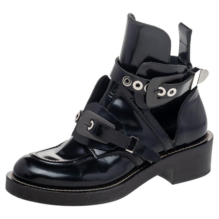 Balenciaga Leather Ceinture Ankle Size 39 at 1stDibs | ceinture balenciaga buckle boots, balenciaga leather ankle boots