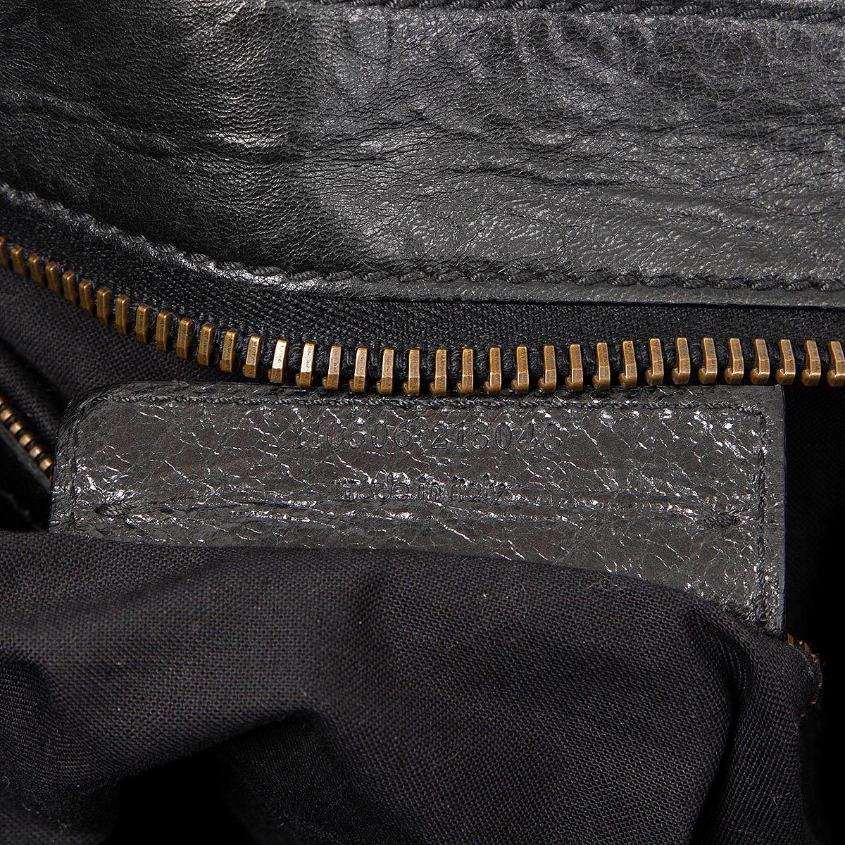 BALENCIAGA black leather CLASSIC CITY LARGE Motorcycle Bag In Good Condition In Zürich, CH