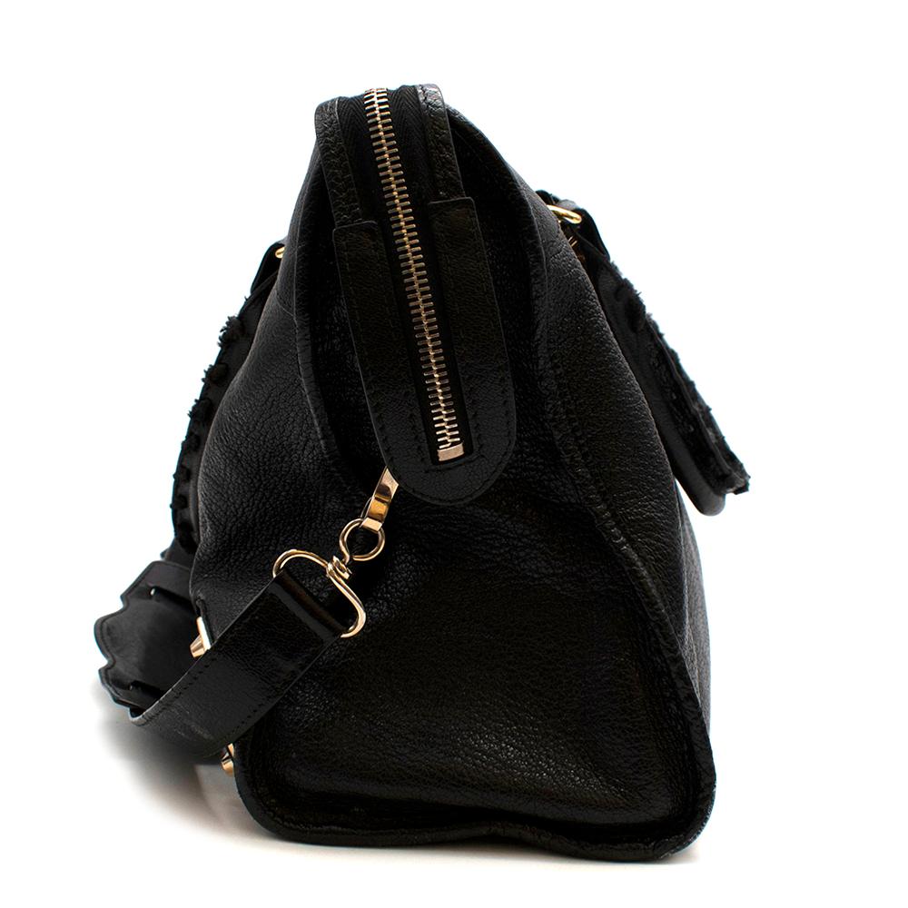 Women's Balenciaga Black Leather Classic Edge City Bag