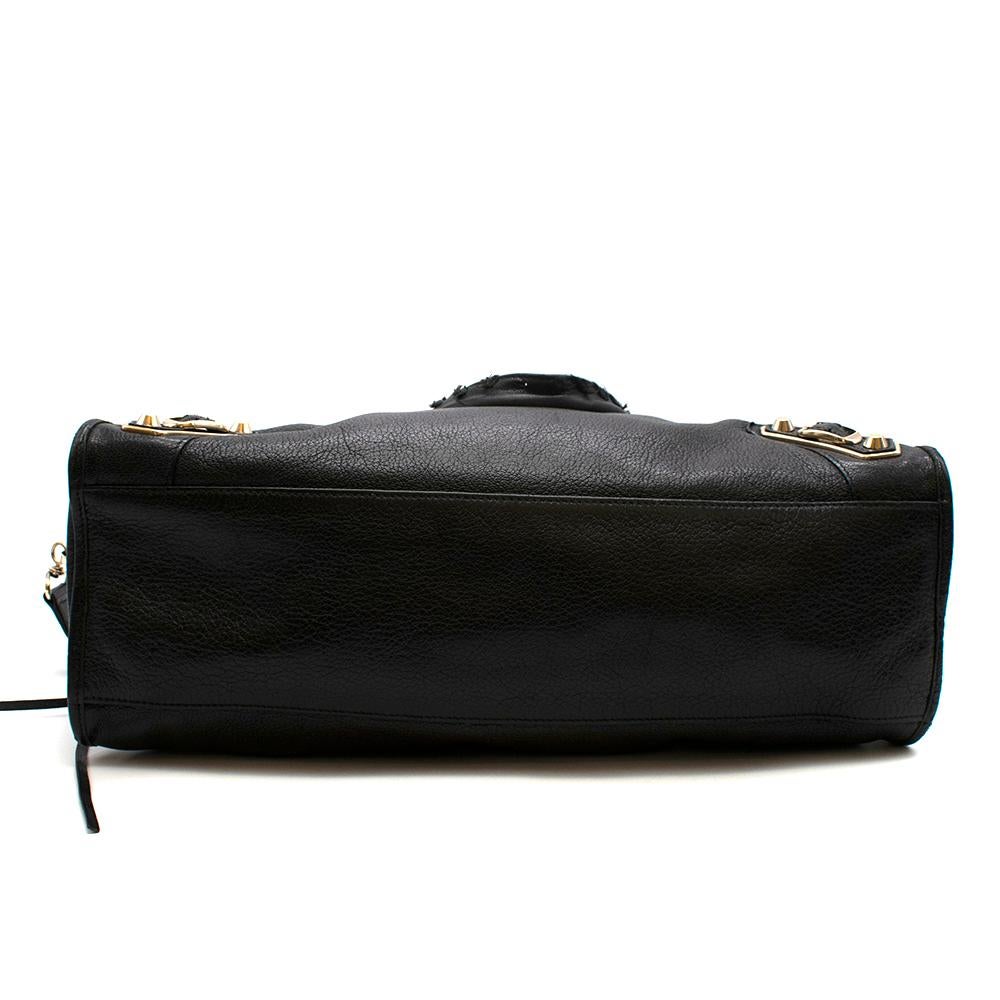 Balenciaga Black Leather Classic Edge City Bag 1
