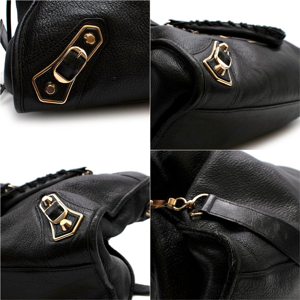 Balenciaga Black Leather Classic Edge City Bag 2