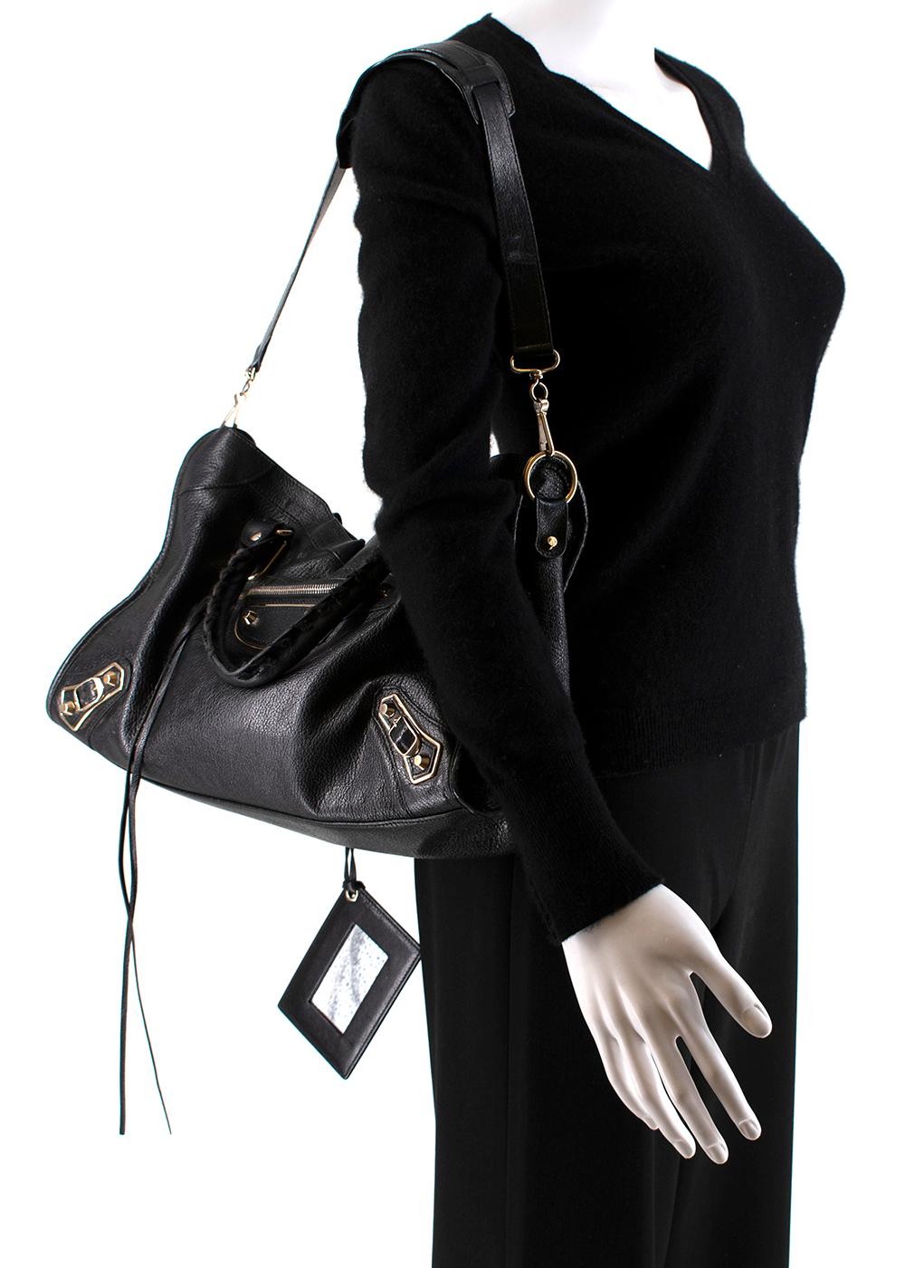 Balenciaga Black Leather Classic Edge City Bag 3