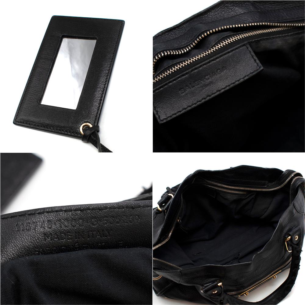 Balenciaga Black Leather Classic Edge City Bag 5