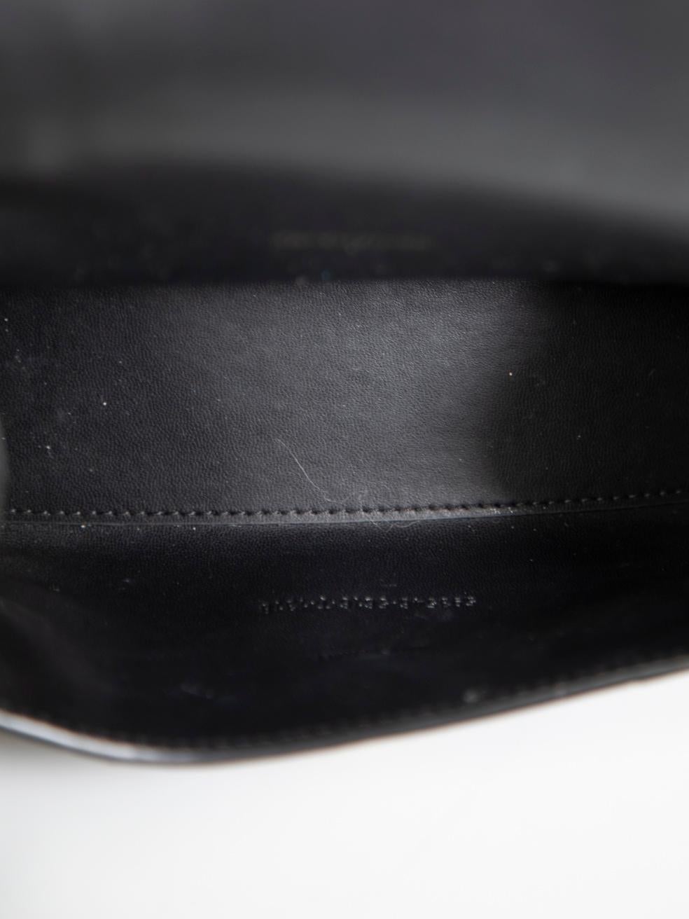 Balenciaga Black Leather Croc Hourglass XS Bag 2