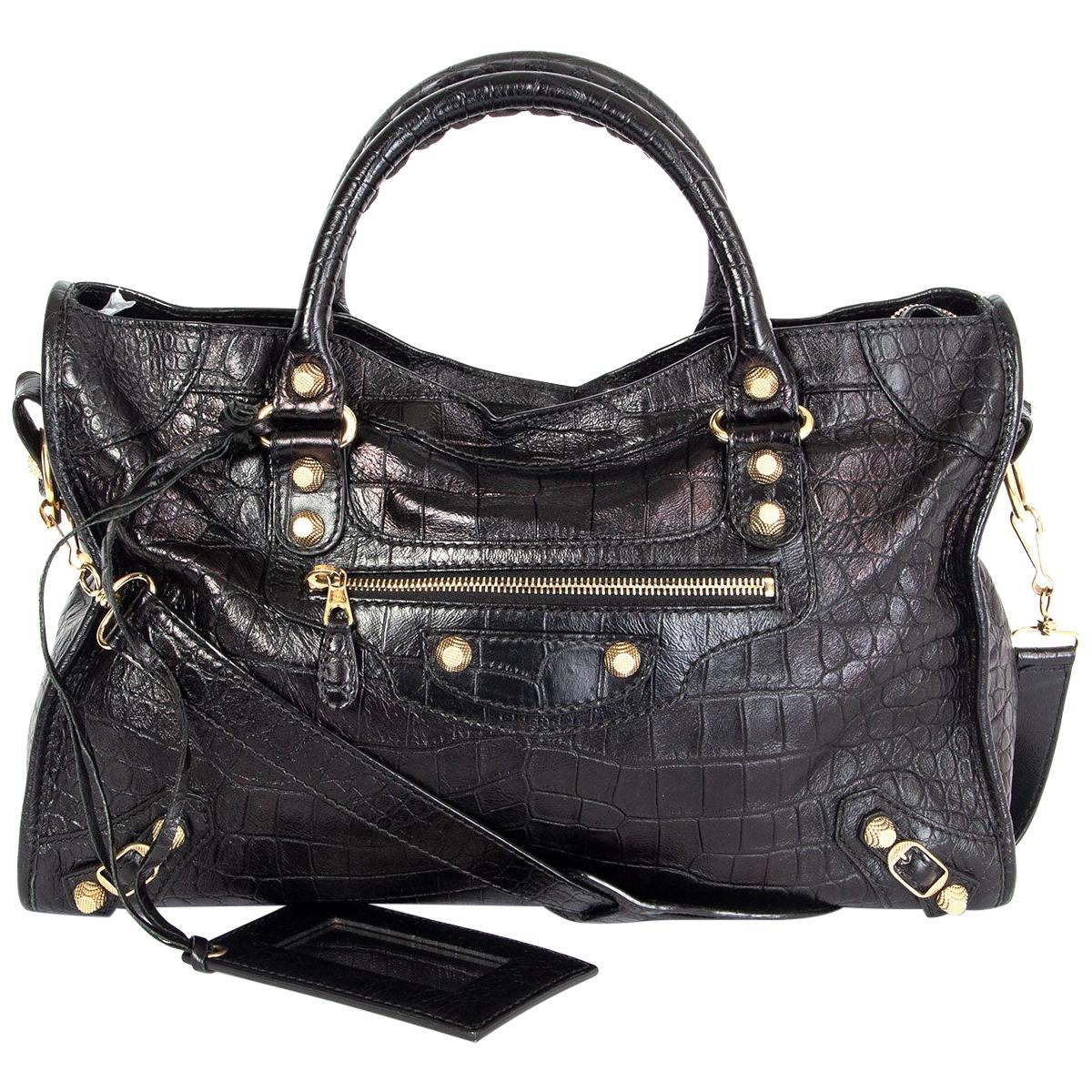 Womens Neo Cagole City Handbag in Black  Balenciaga US