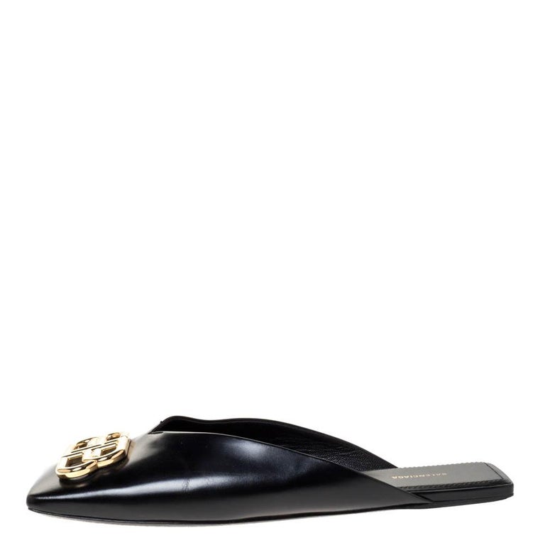 balenciaga double square mules