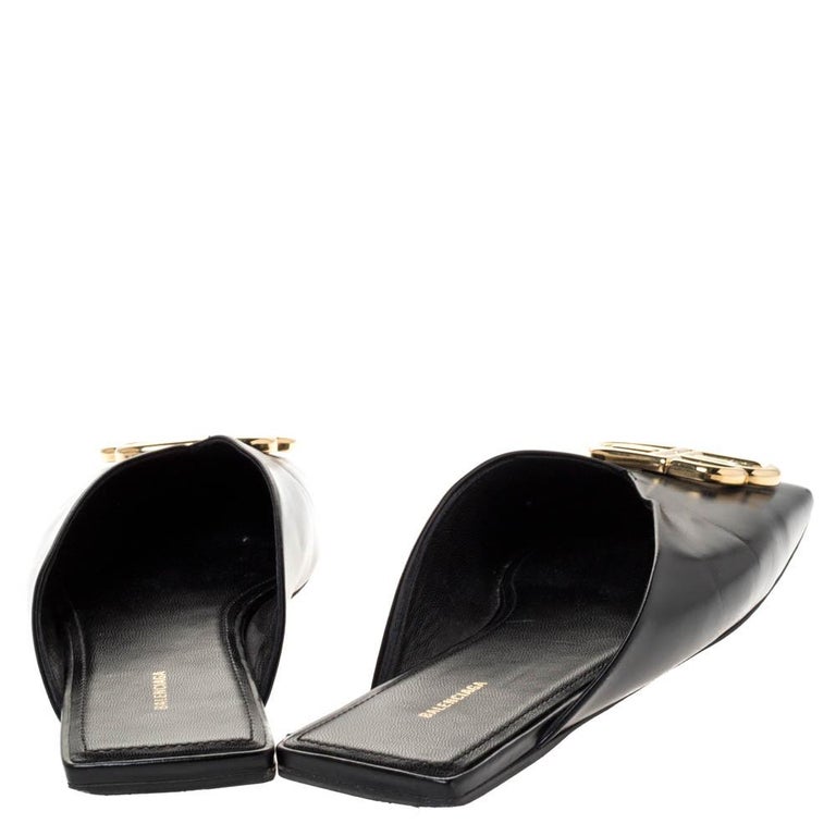 balenciaga double square mules