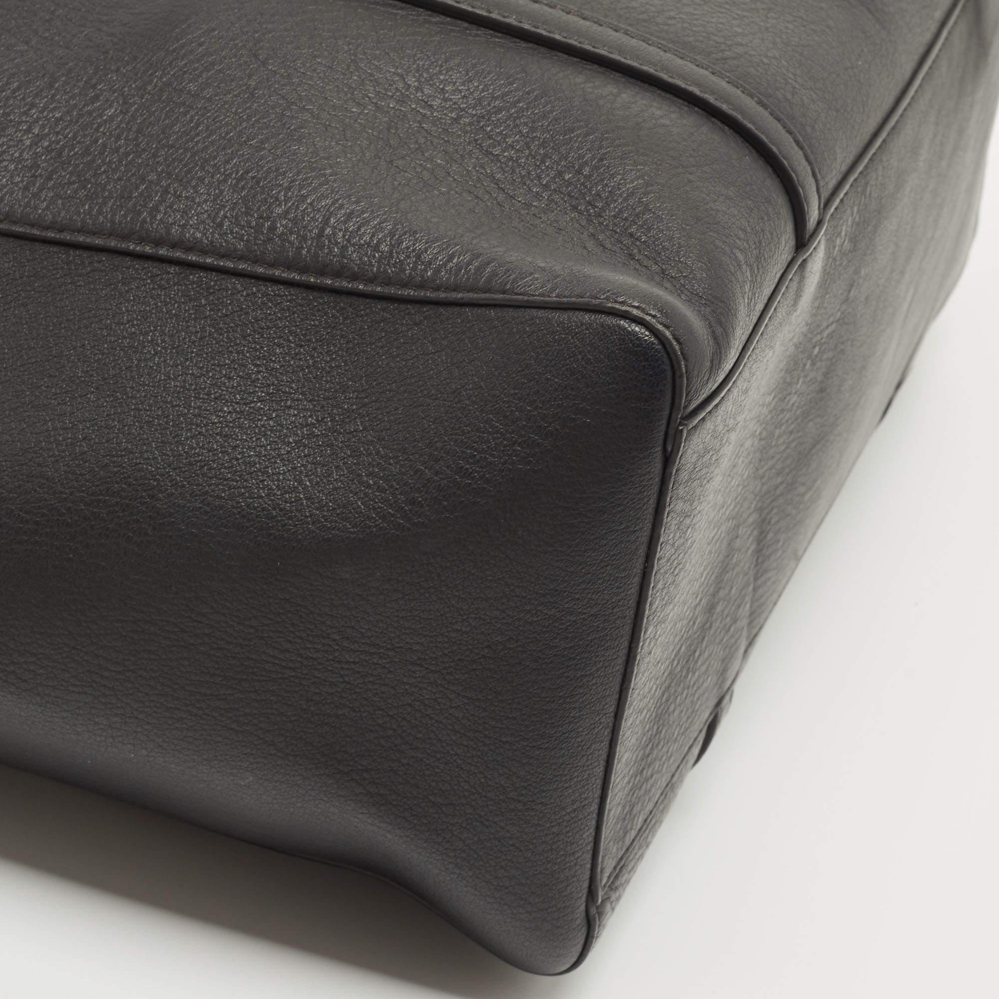 Balenciaga Black Leather Everyday Shopper Tote 8