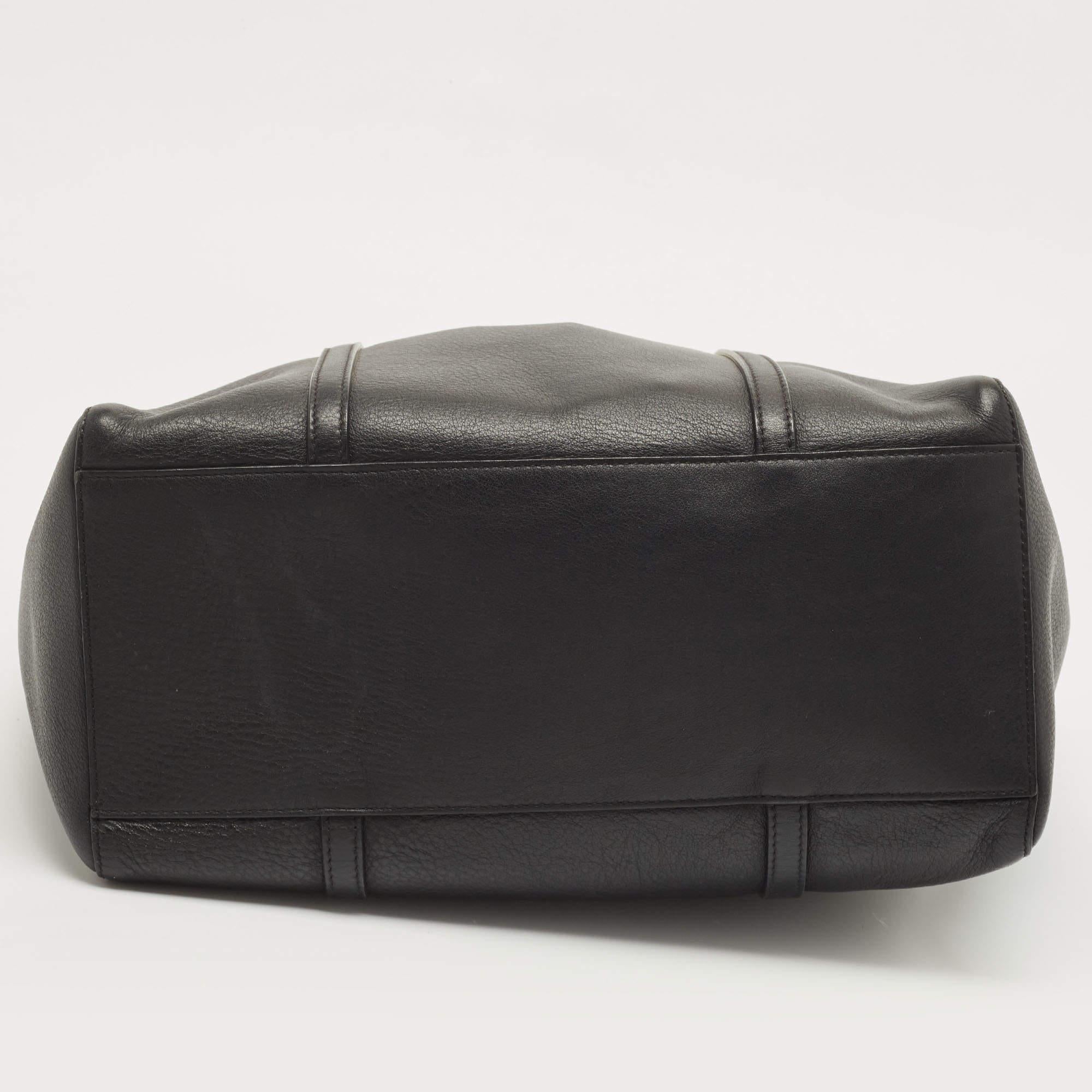 Balenciaga Black Leather Everyday Shopper Tote 1