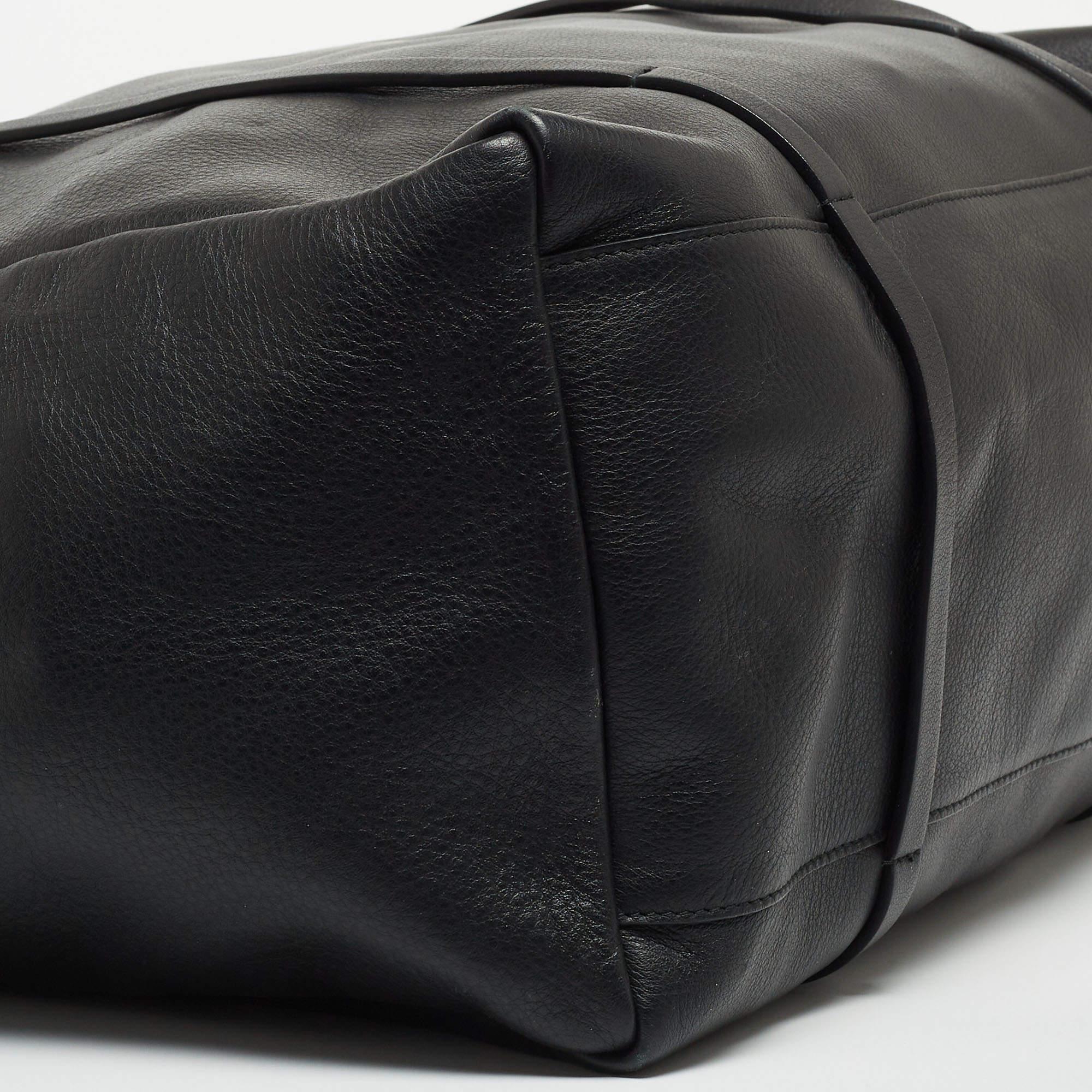 Balenciaga Black Leather Everyday Shopper Tote 2