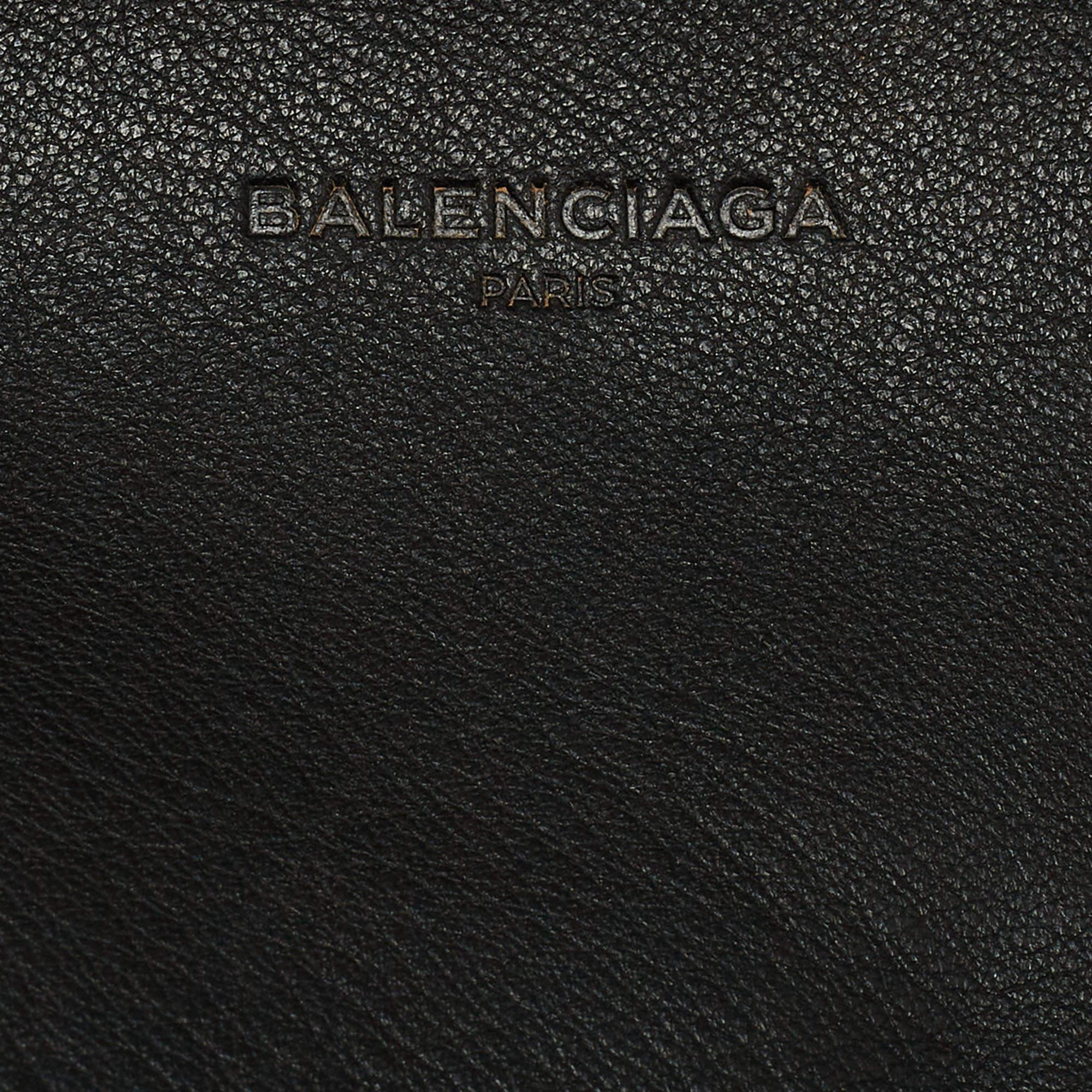 Balenciaga Black Leather Everyday Shopper Tote 4