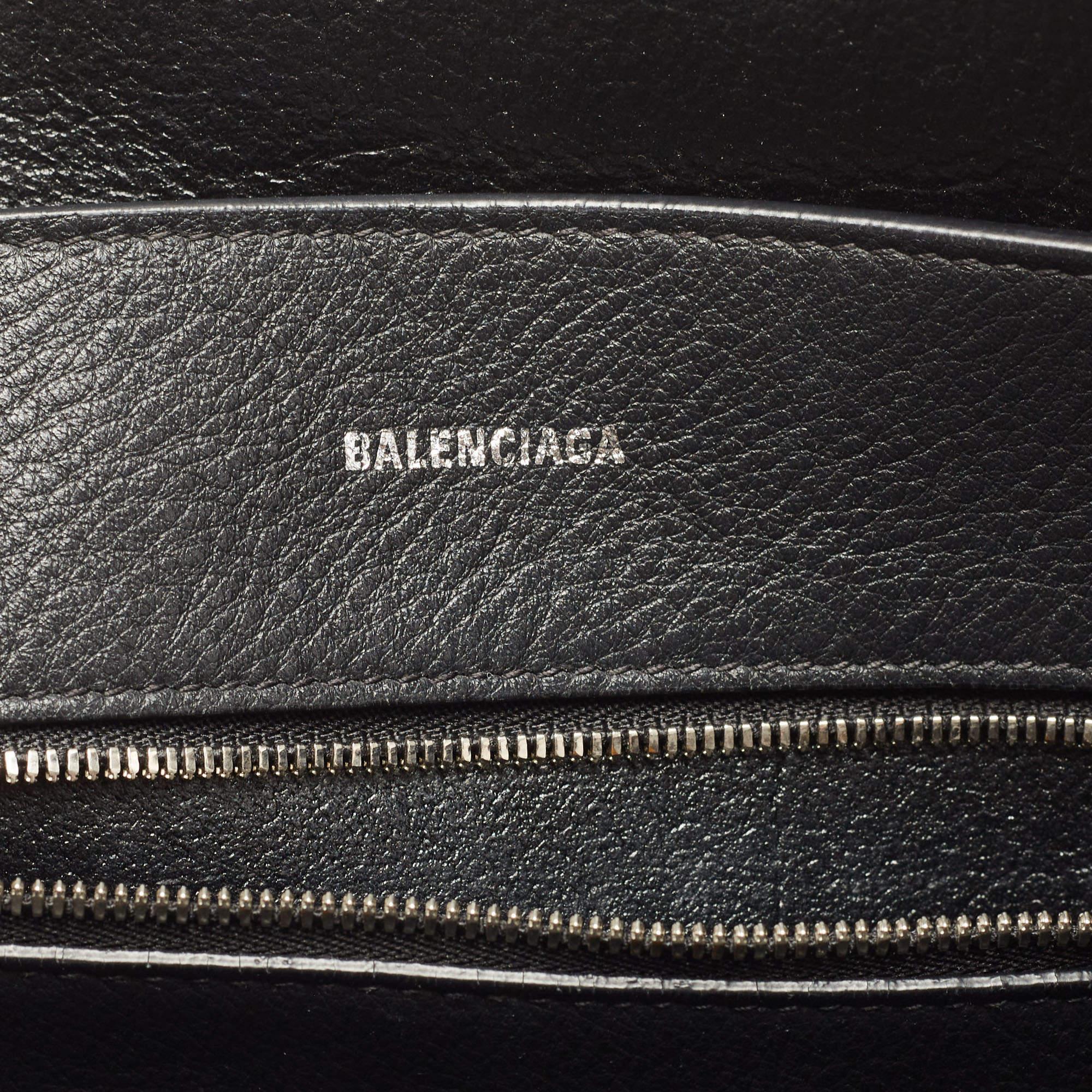 Balenciaga Black Leather Everyday Shopper Tote 5
