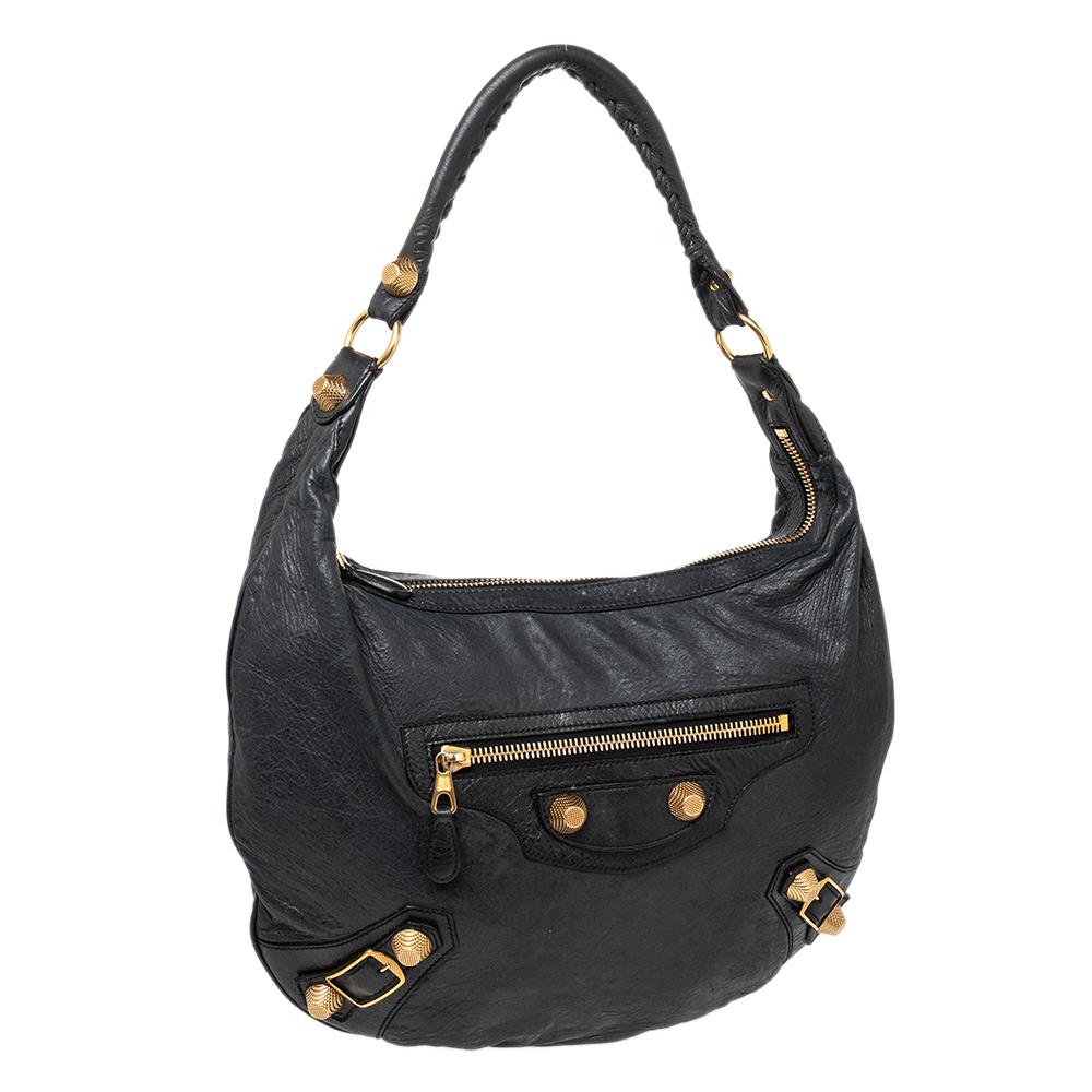 balenciaga black and gold