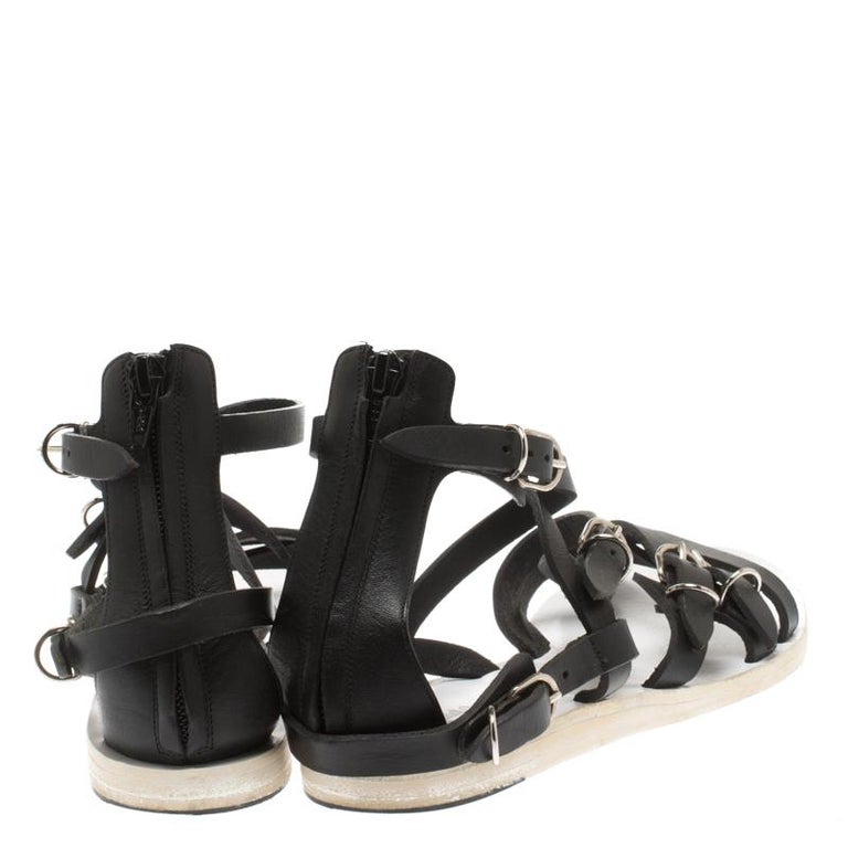 balenciaga arena gladiator flat sandal