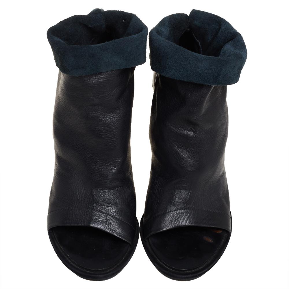 Balenciaga Black Leather Glove Open Toe Ankle Boots Size 39 at 1stDibs |  balenciaga glove shoes, balenciaga glove heels