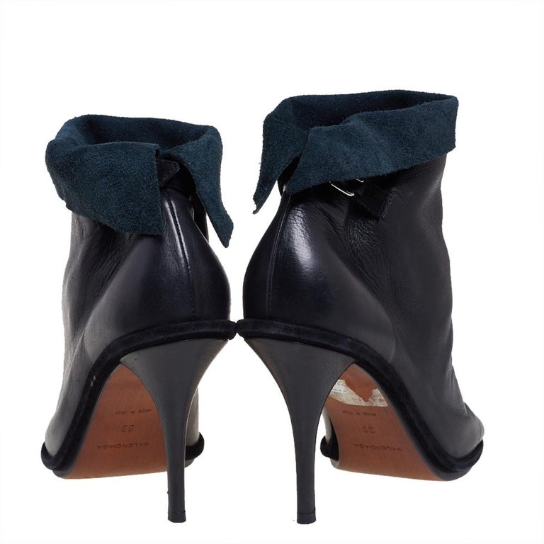 Balenciaga Black Leather Glove Open Toe Ankle Boots Size 39 at 1stDibs | balenciaga  glove shoes, balenciaga glove heels