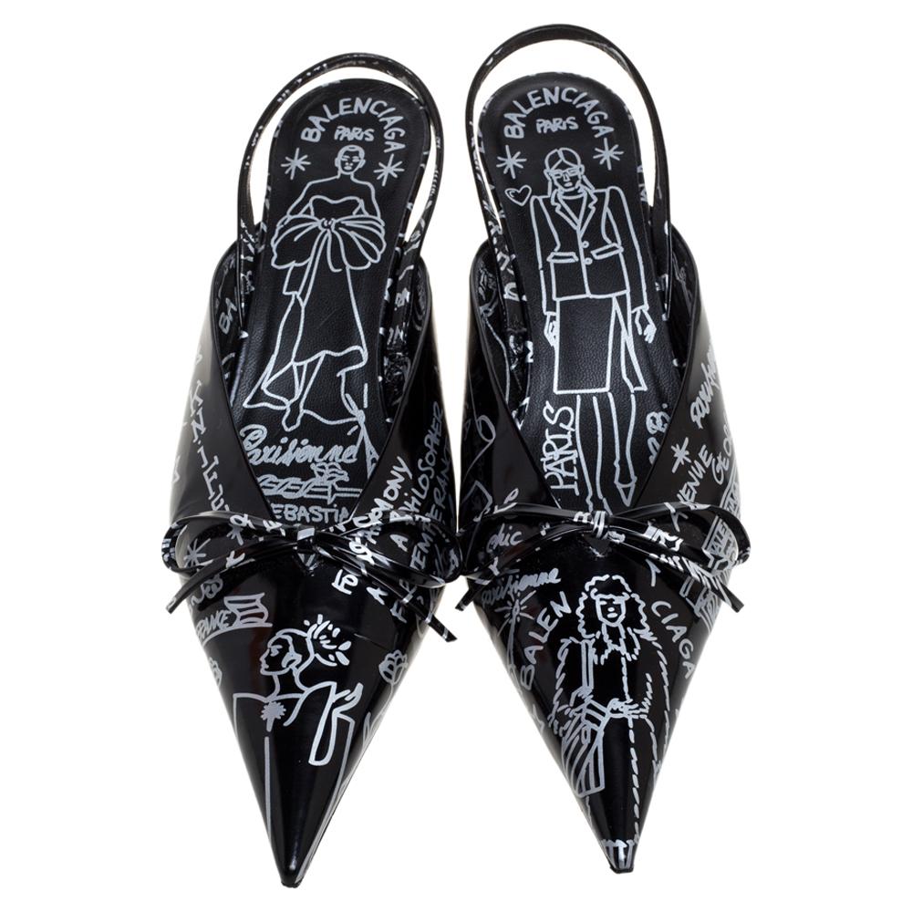 balenciaga graffiti heels