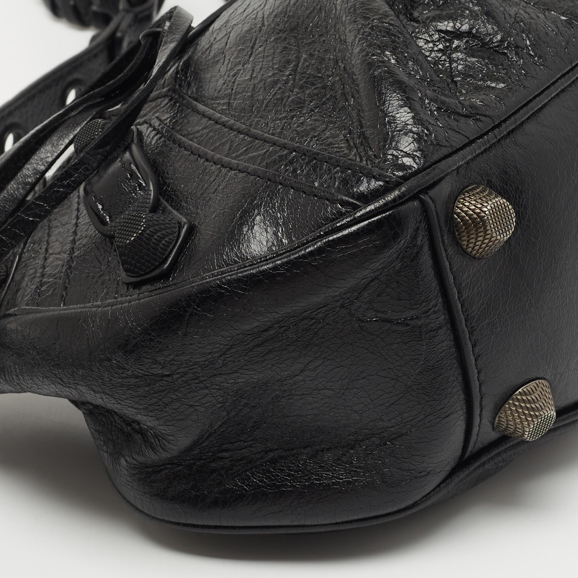 Balenciaga Black Leather Le Cagole Small Shoulder Bag 7