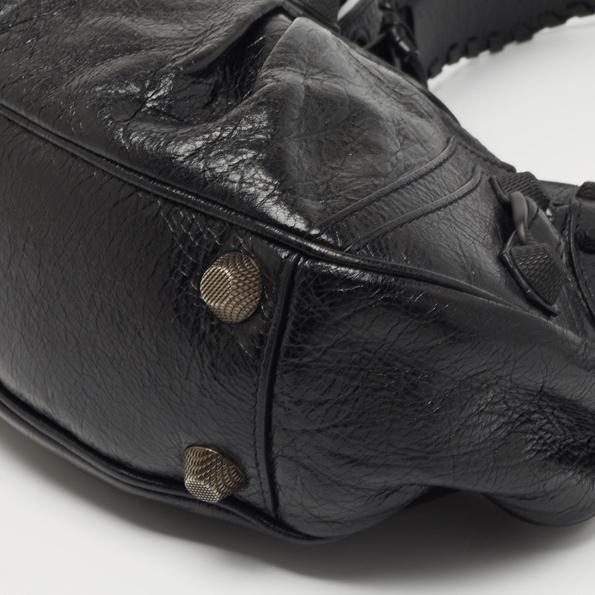 Balenciaga Black Leather Le Cagole Small Shoulder Bag 8