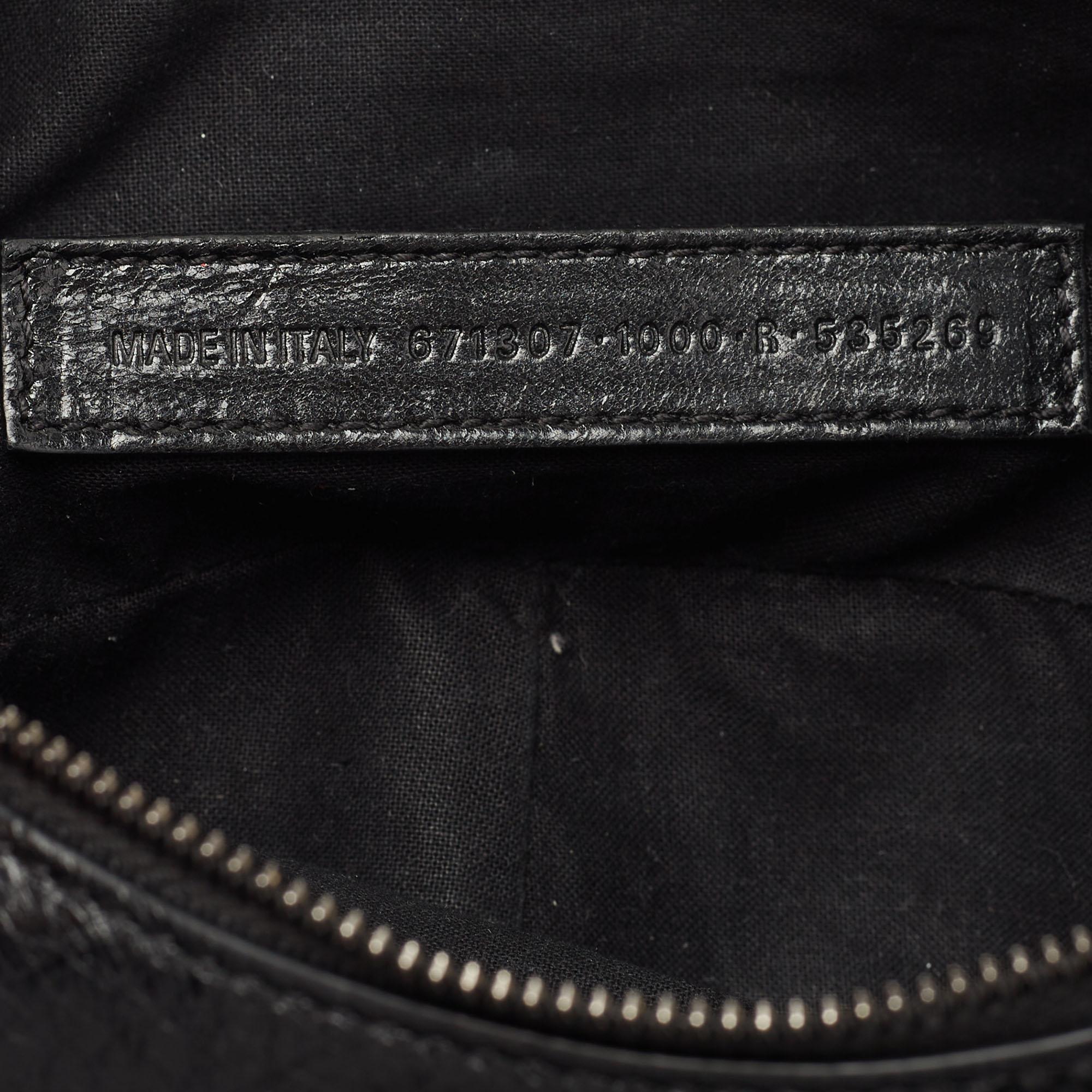 Balenciaga Black Leather Le Cagole Small Shoulder Bag 4