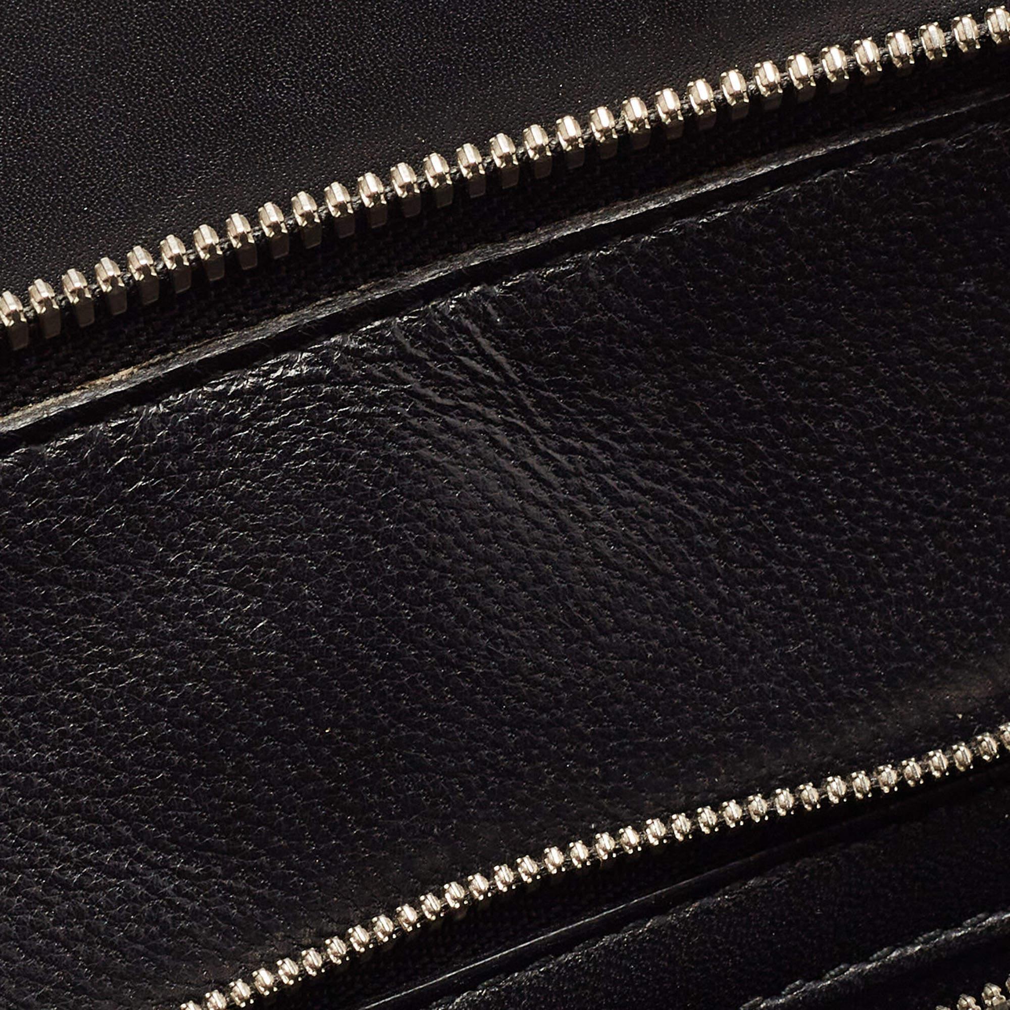 Balenciaga Black Leather Le Dix Cartable Top Handle Bag For Sale 15