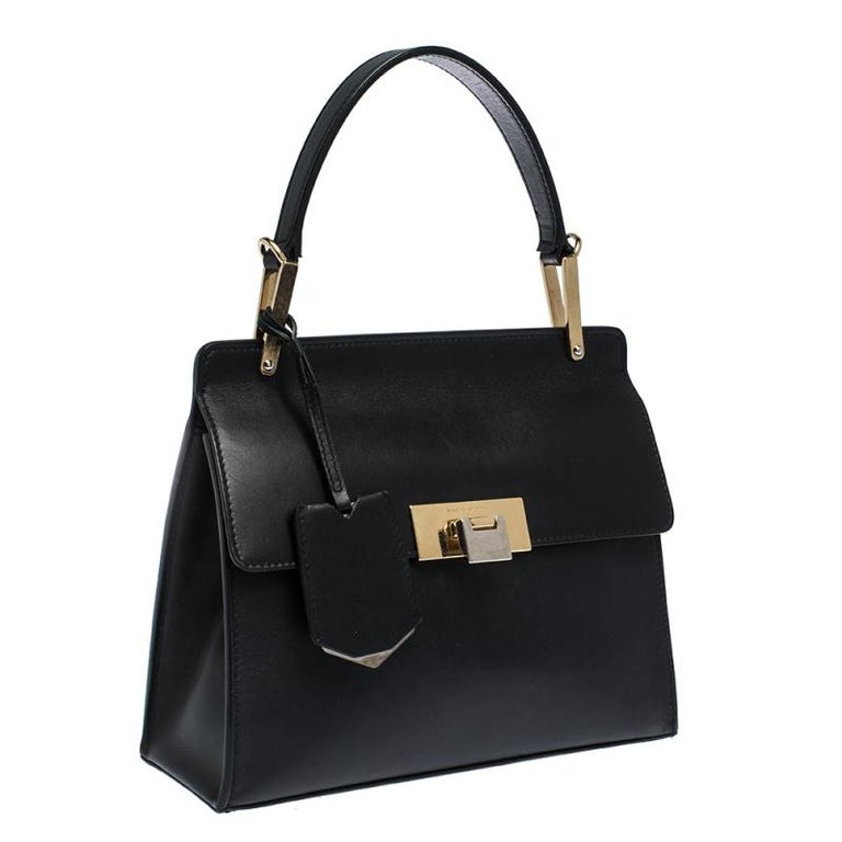 Balenciaga Black Leather Le Dix Cartable Top Handle Bag at 1stDibs |  balenciaga mini city, balenciaga purse, balenciaga twiggy bag