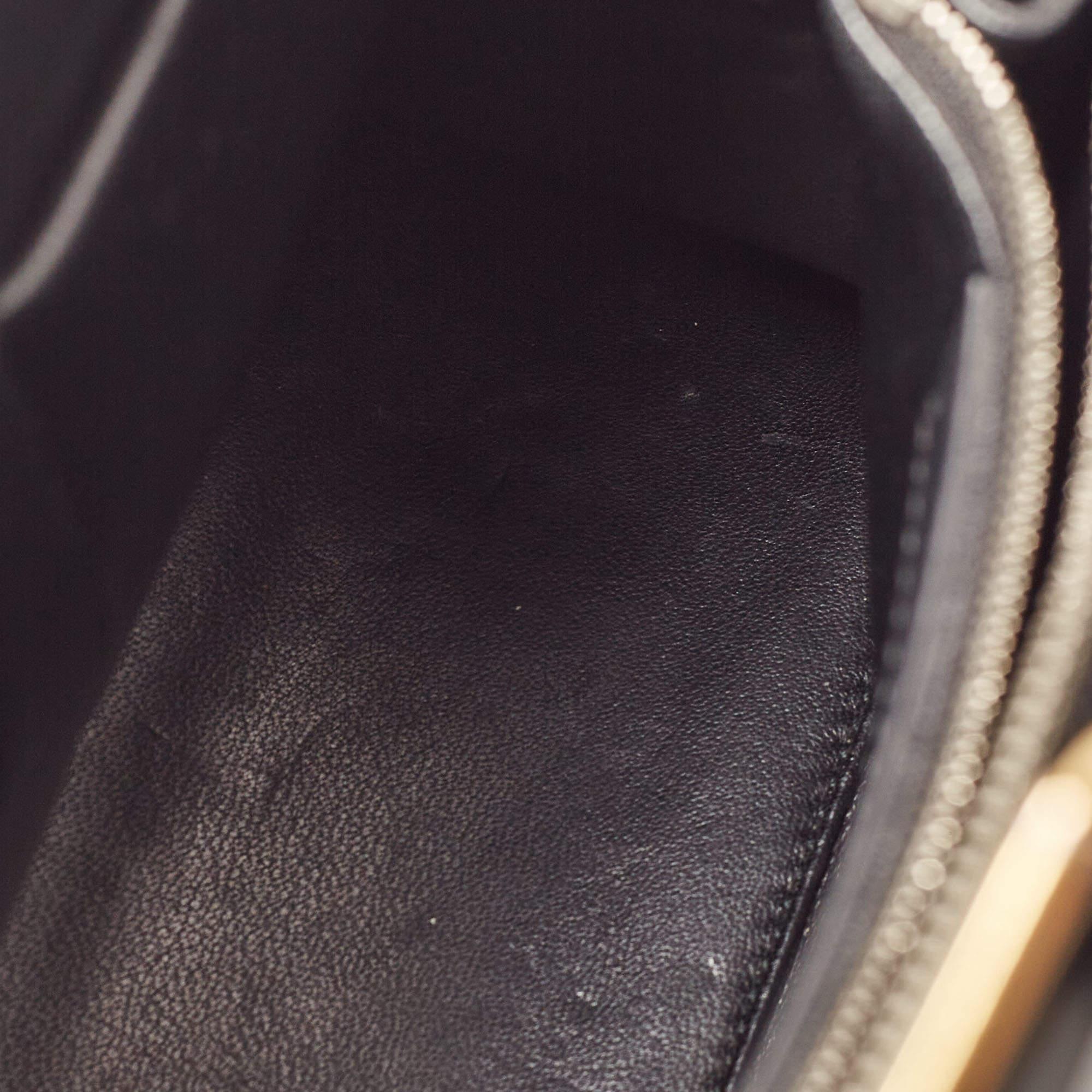 Balenciaga Black Leather Le Dix Cartable Top Handle Bag For Sale 1