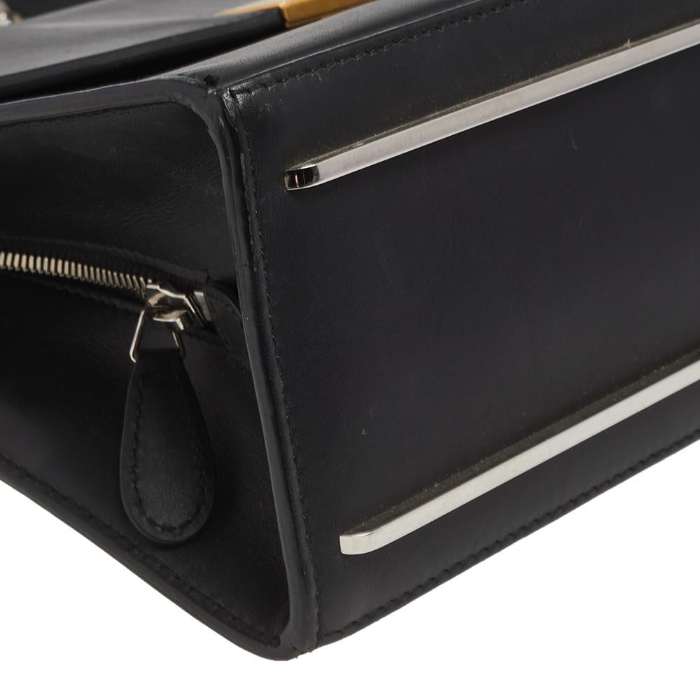 Balenciaga Black Leather Le Dix Cartable Top Handle Bag 4