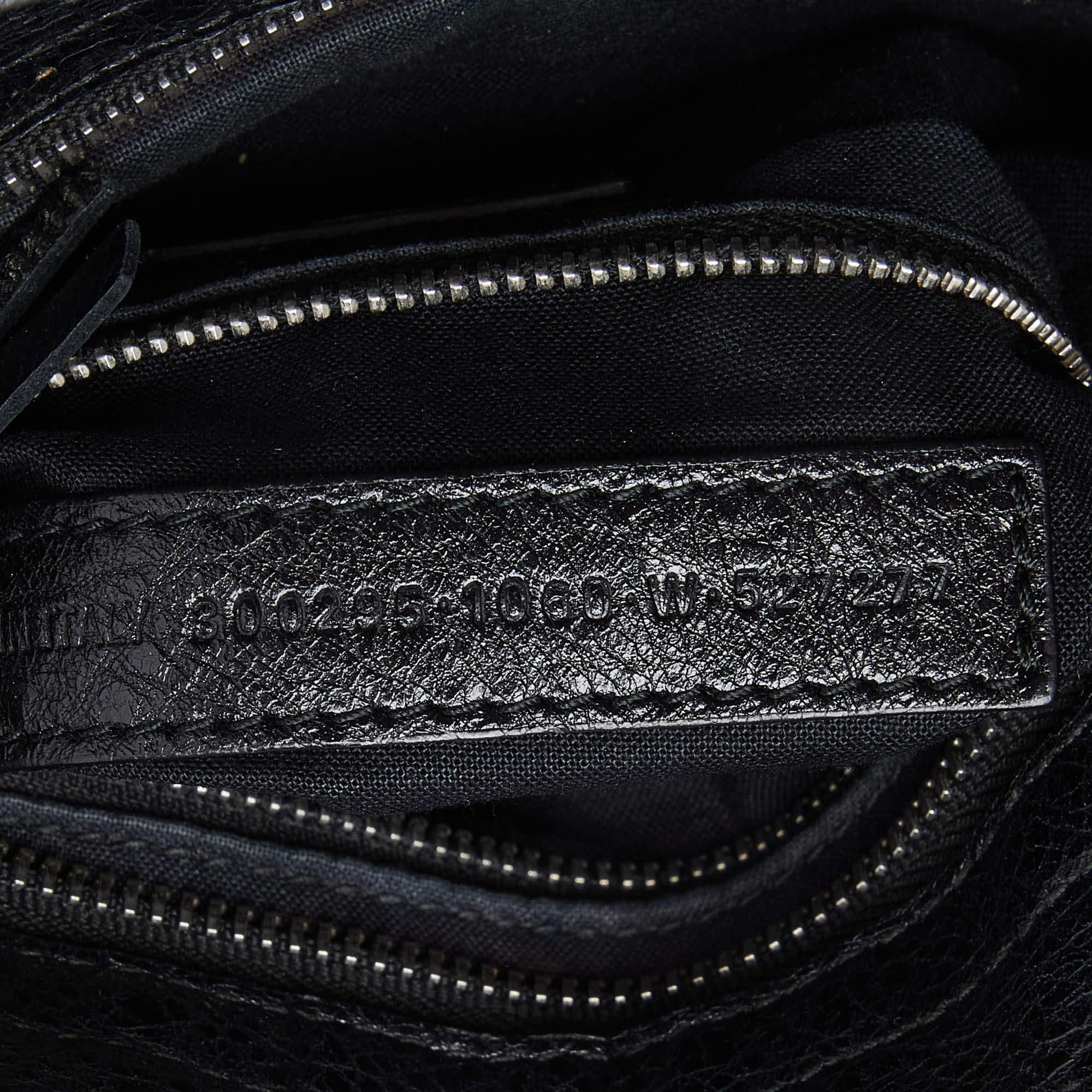 Balenciaga Black Leather Mini City Bag 2