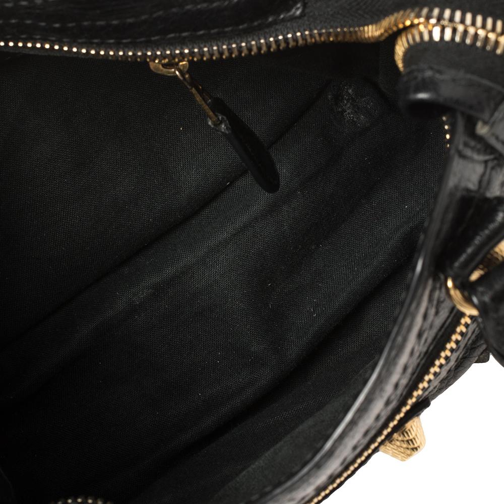 Balenciaga Schwarzes Leder Mini Classic City Bag 7