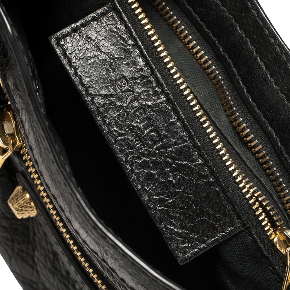 Balenciaga Schwarzes Leder Mini Classic City Bag 9