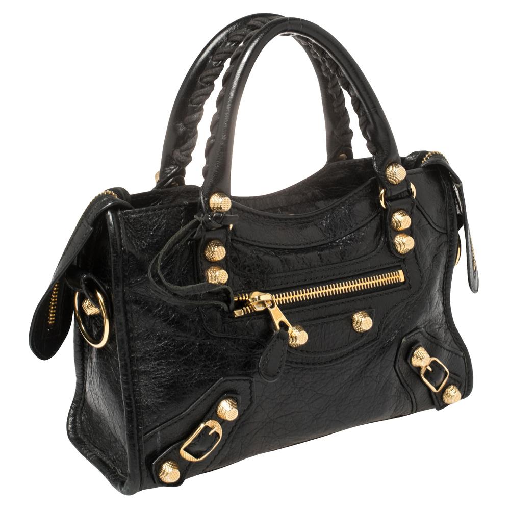 Balenciaga Black Leather Mini Classic City Bag at 1stDibs | balenciaga ...