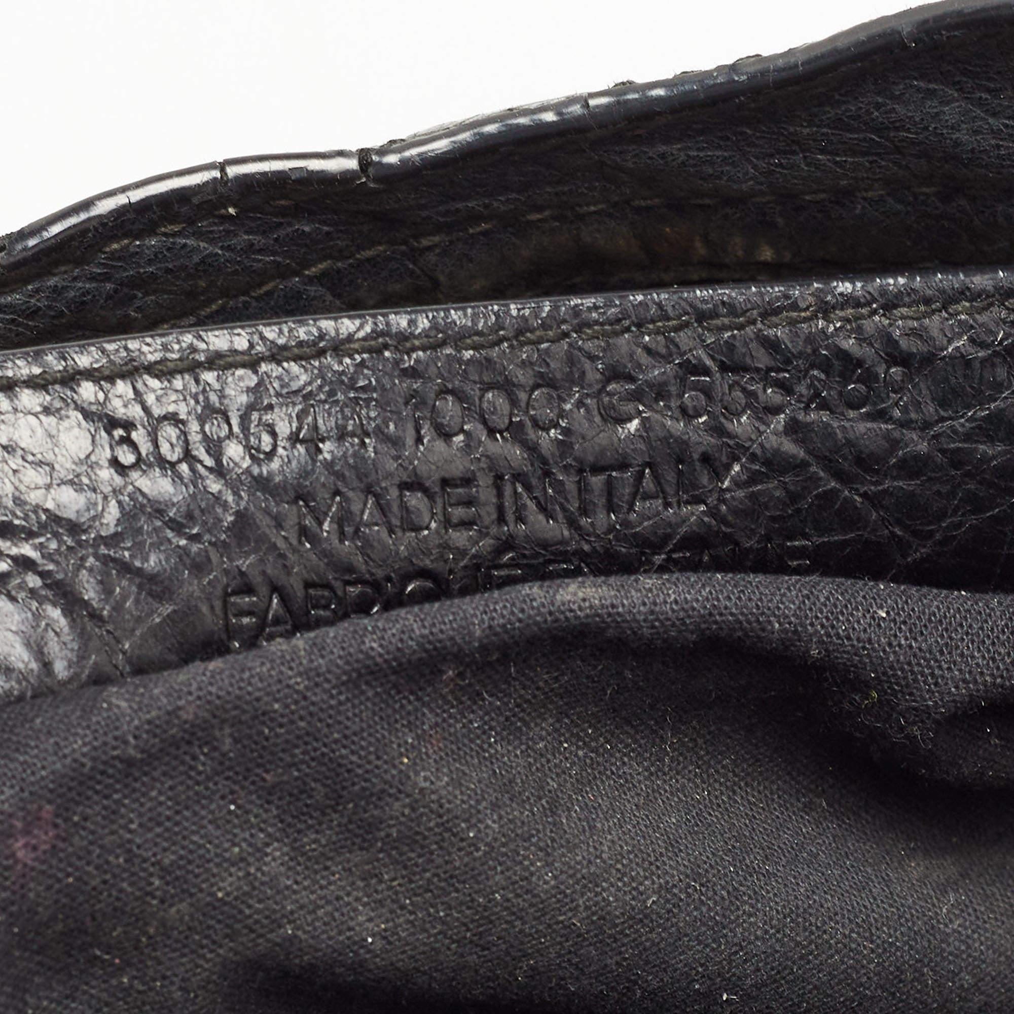 Balenciaga Black Leather Mini RH Classic City Bag 8