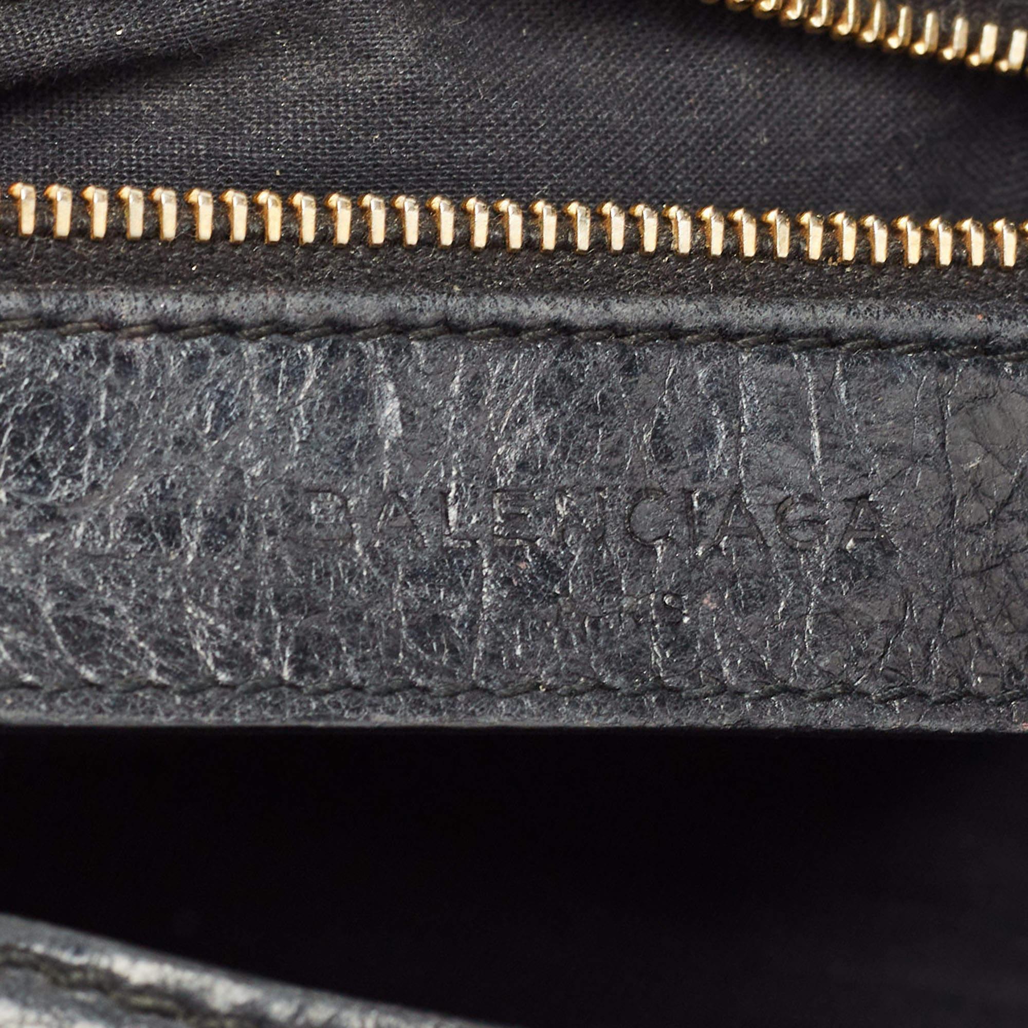 Balenciaga Black Leather Mini RH Classic City Bag 9