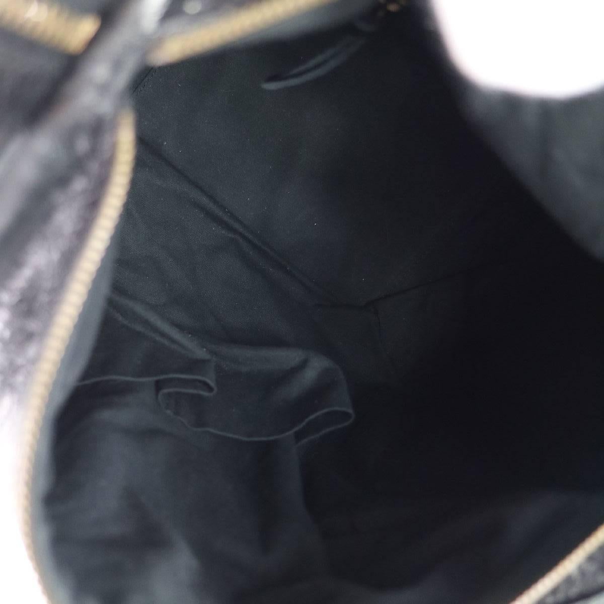Balenciaga Black Leather Moto Unisex Top Handle Satchel Shoulder Backpack Bag 4