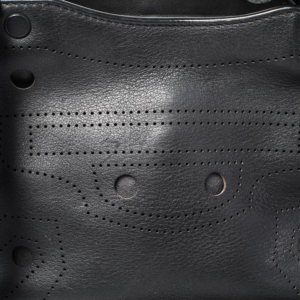 Balenciaga Black Leather Motocross Blackout City S Bag 2