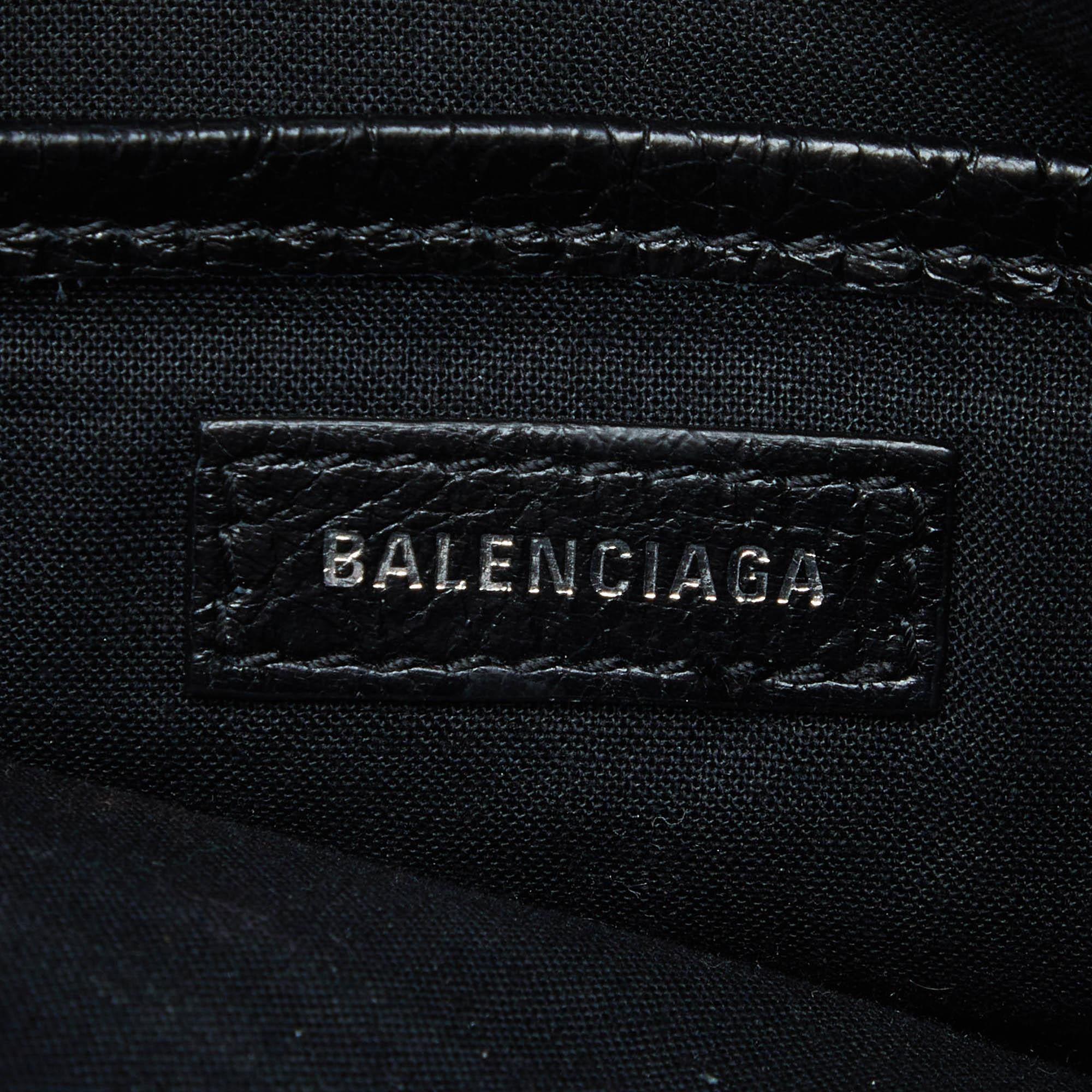 Balenciaga Black Leather Nano Classic City Bag 5