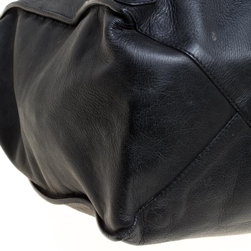 Balenciaga Black Leather Papier A4 Tote 5