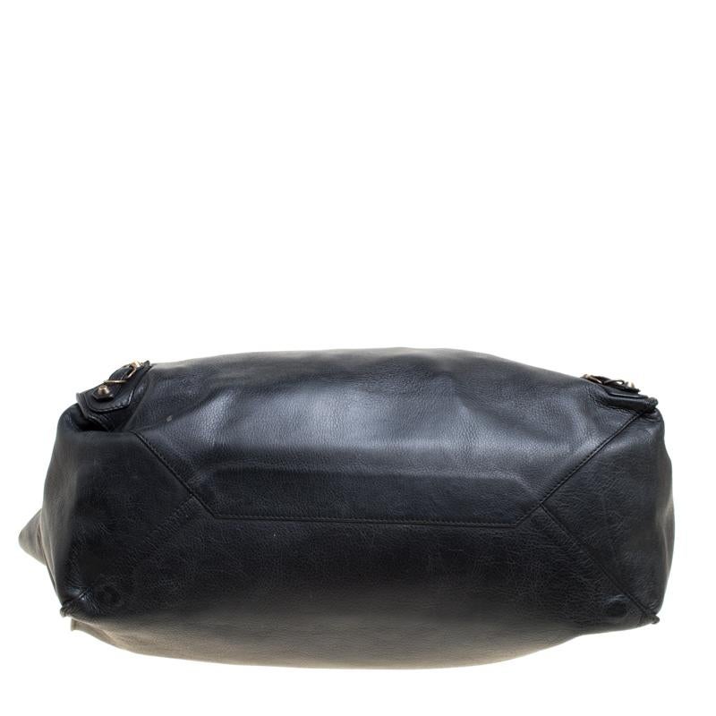 Women's Balenciaga Black Leather Papier A4 Tote
